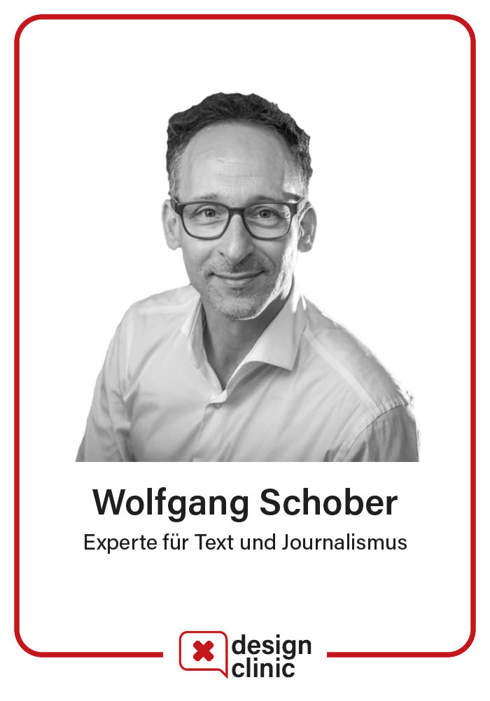 Wolfgang Schober – Experte für Text und Journalismus