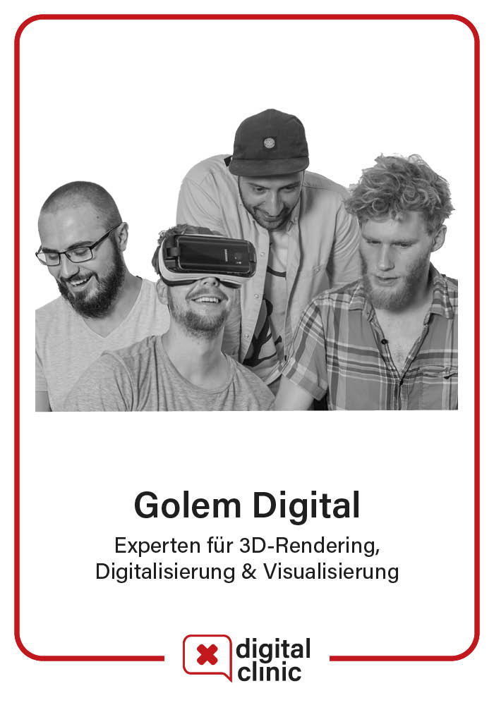 Golem Digital – Experten für 3D-Rendering, Digitalisierung & Visualisierung