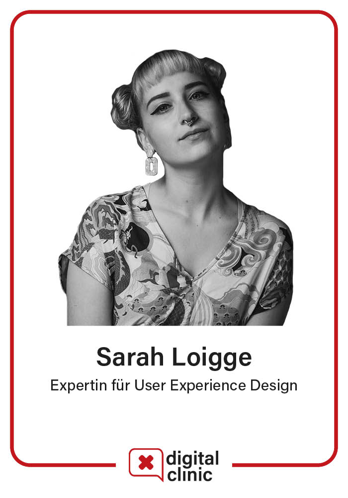 Sarah Loigge – Expertin für User Experience Design